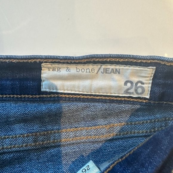 rag & bone deep blue skinny jeans - Picture 6 of 9